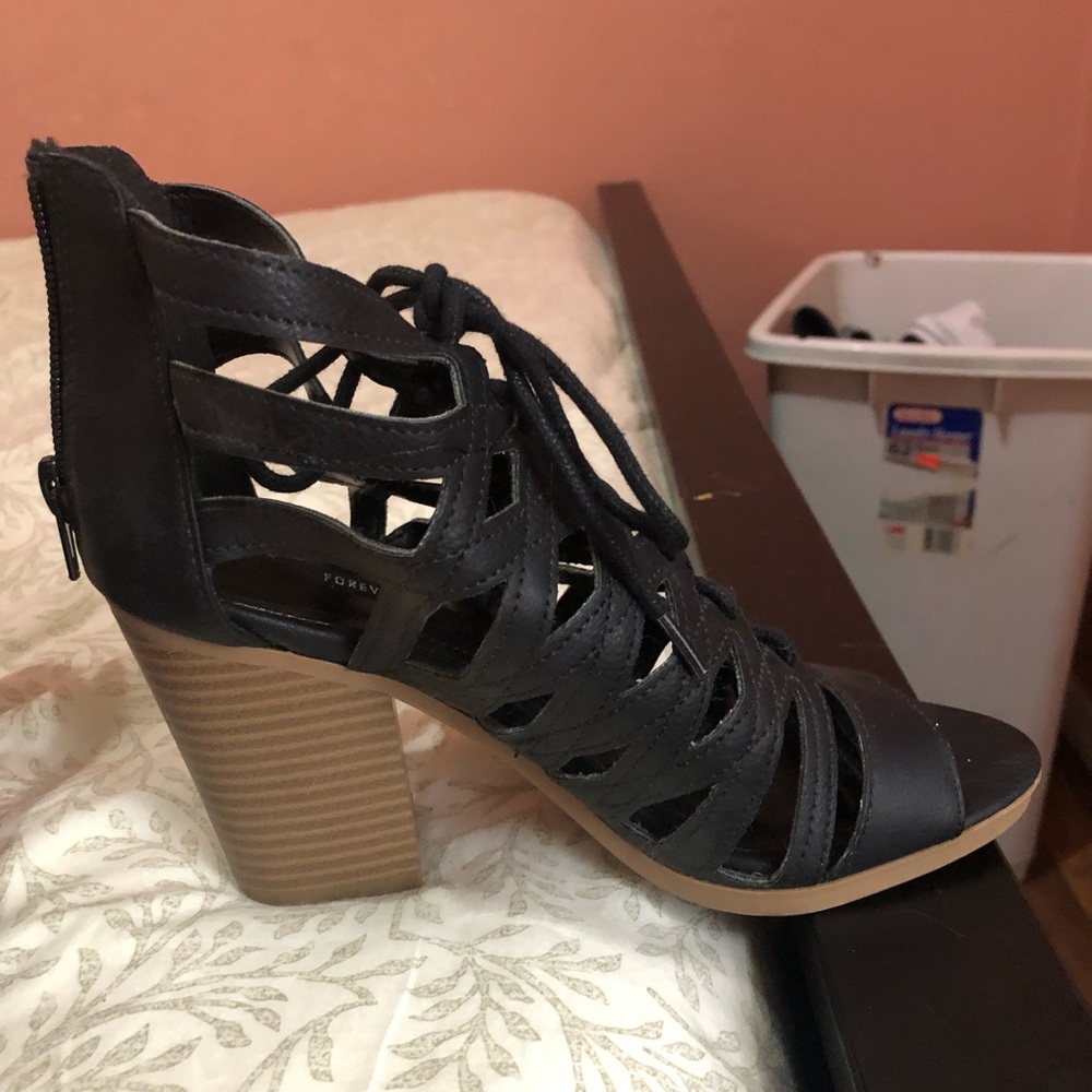 Lace sandals
